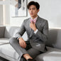 Rose Pink 2-Piece Men's Tuxedo with Spacious Lapel for Wedding Banquet Party Formal Men's Clothing Custom-Made Di