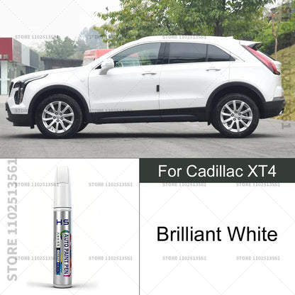 Car Paint Repair Pen For Cadillac XT4 Touch Up Scratch Remover DIY Auto Accessories White Purple Blue G59 Blue GZC Red GNT