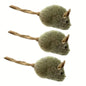 Funny Plush Cat Toy Simulation Mouse Automatic Chirping Interactive Mice Cat Toy Bite Resistance Pet Cat Toys Kitten Supplies