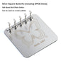 Pink Butterfly Nail Holder 6Pcs/Set False Nail Tip Practice Stand Aurora Base Full Magnetic Holder Tray Nail Art Salon Practice