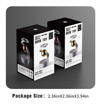 Gravity Defying Kinetic Fidget Spinners Office Desk Toy Desktop Stress Relief Toy Alloy Decompression Hypnosis Rotating Gyro