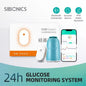 Sibionics Blood Glucose Meter 24h Real Time Monitoring Finger-Free Tester Diabetes Suger Sensor Health Monitors For Home Scanner