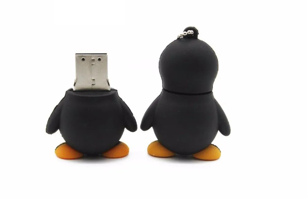 JASTER Uroczy Kreskówkowy Zwierzęcy Pendrive USB 64 GB Pingwin Kot Pamięć USB 32 GB Sowa Dinozaur Pendrive 16 GB Pszczoła Lis Pendrive 8 GB