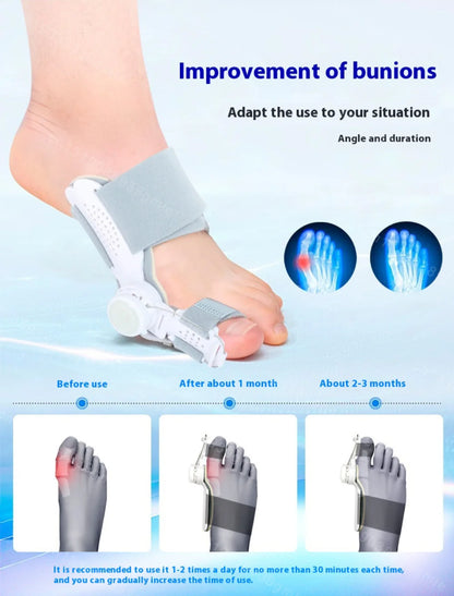 Bunion Splint Big Toe Straightener Hallux Valgus Correction Orthotics Foot Bone Thumb Adjuster Correction Bunions Corrector