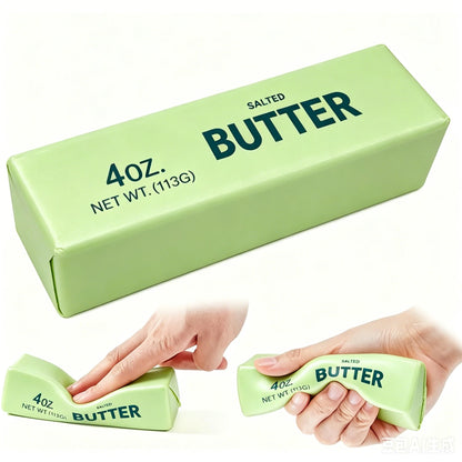 New Soft Slow Rebound Butter Stick Realistic Silicone Squeeze Stress Relief Gadget Desk Office Accessory Funny Anti-Anxiety Gift