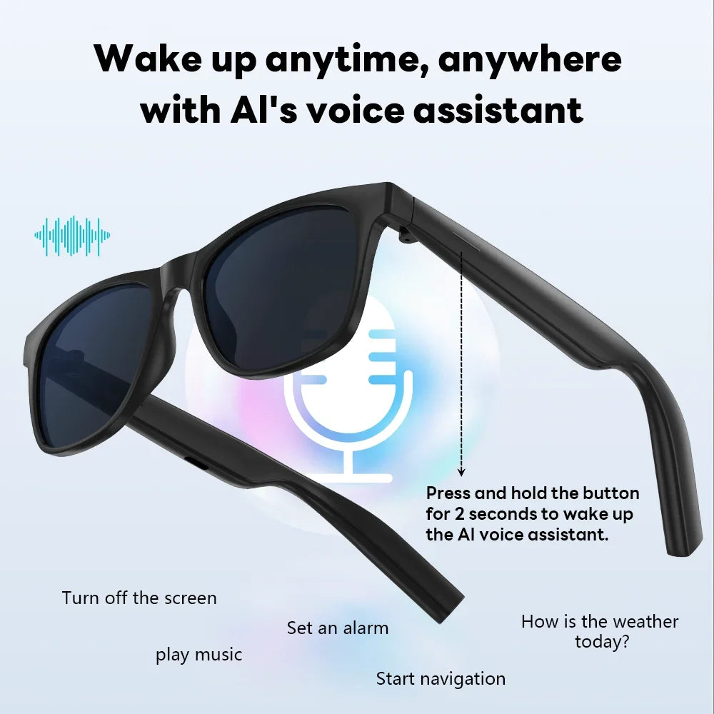 OnePlus AI Smart Wireless Glasses 8K Bluetooth Sunglasses Remote Touch Control Photo Camera Recording Voice Assistant Translator