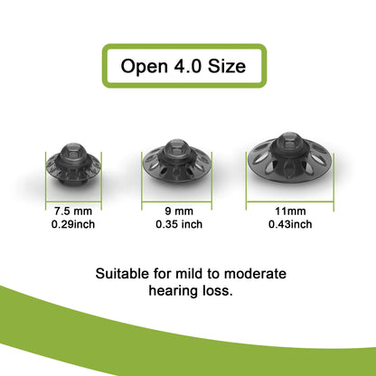 Hearing Aid Domes for Phonak Replacements,Phonak hearing aid 4.0 Domes 10pcs, Universal Domes for Phonak-Unitron RIC Hearing aid