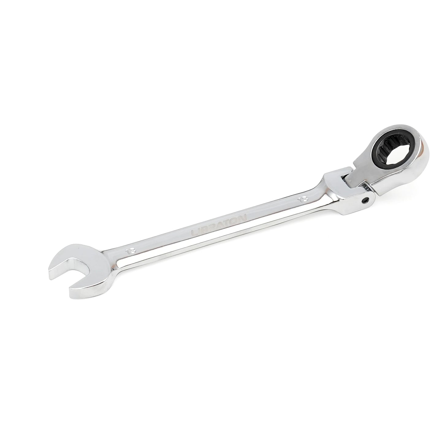 LIBRATON1pc Ratchet Wrench 6mm-19mm, Ratcheting Flexible Head Wrench Set, Reversible Spanner Hand Tool, 72-Tooth Allen Wrench
