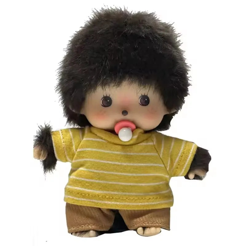15cm Kid's DIY Monkey Cute Kawaii Plush Doll Soft Super School Bag Pendant Keychain Stuffed Animal Movie Doll Birthday Gift