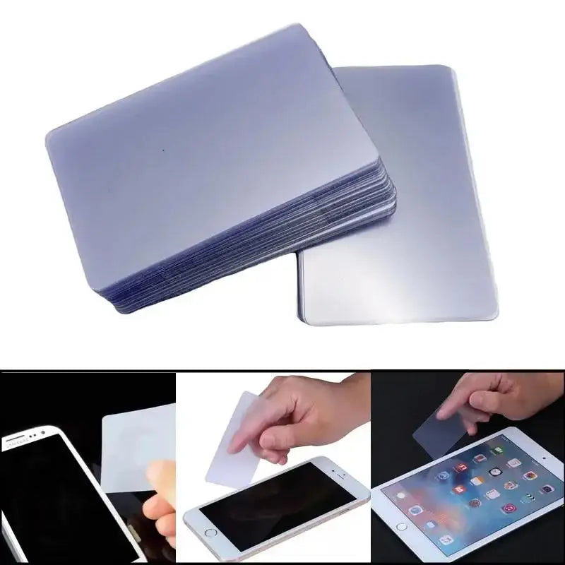 10-20Pcs Phone Plastic Card Ultra Thin Flexible Pry Opening Scraper Clear Screen Opener For Mobile Phone Tablet LCD Repair Tools