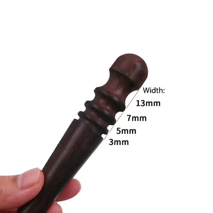 1pc Leather Solid Wood Round Burnishing Edge for Polished Edge Leather Craft Working Tool Craft Kit Leather Edge Slicking