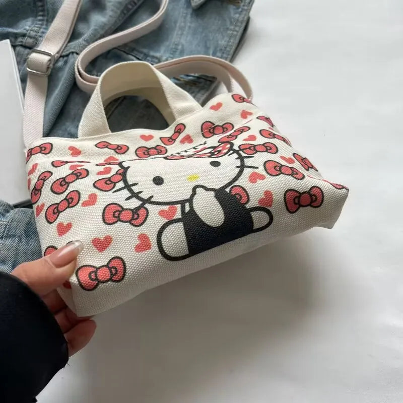 Sanrio Hello Kitty Single Shoulder Bag Fashion Handbag Casual Crossbody Bag