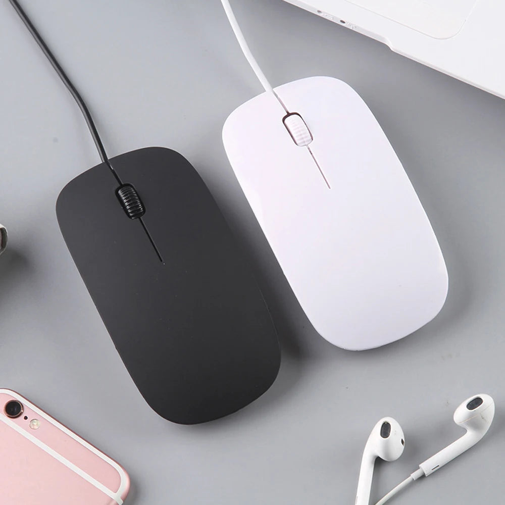 Hot Selling Neutral Wired Mouse 2.4Ghz with USB Cable Ergonomic Ultrathin Mice For PC Laptop Business Computer Office Mouse 1.2m