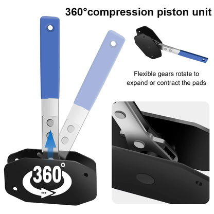 Caliper Spreader Tool Car Ratchet Brake Piston Press Brake Caliper Wrench Single Twin Quad Pistons Install Tool