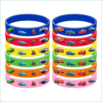 Cars Lightning McQueen Birthday Tableware Set Paper Cups Plates Tablecloth Napkins Banner Gift Bags Festive Event Essentials