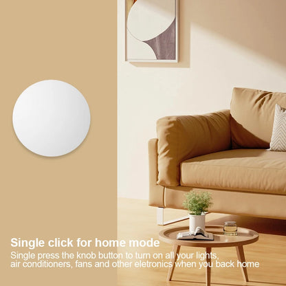 Tuya Zigbee Smart Push Button Wireless Switch Include Battery Remote Control Automation Scenario Switch Work with Alexa Google