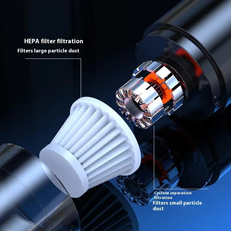 Cordless Vacuum Cleaner High-power Dual-purpose For Suction And Blowing Suitable For Car And Household Dust Removal