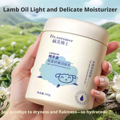 2PCS Lanolin Body Lotion Lanolin Moisturizing Skin Cream for Dry Skin Deep Hydrating Hand Body Lotion Non-Greasy Fast-Absorbing