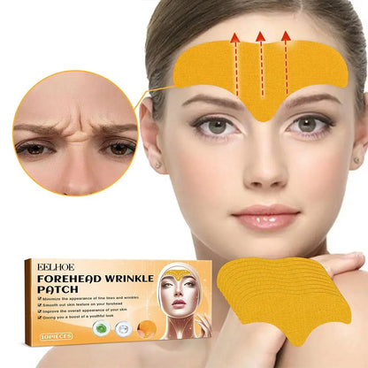 Anti-Wrinkle Forehead Patch,Collagen Gel Stickers to Tighten & Smooth Fine Lines, Firming Skin Care for Women Skin Care