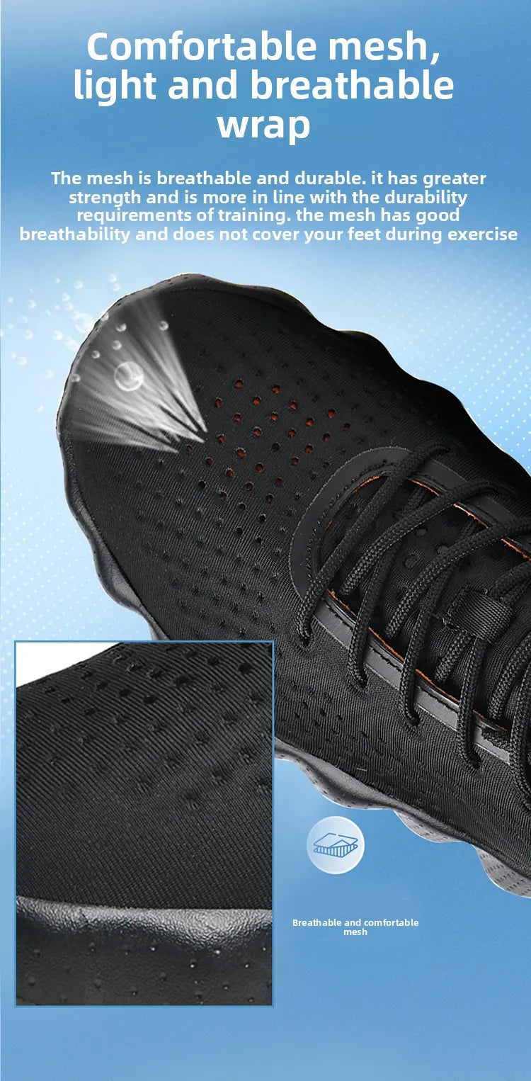 ClaWave Men Women Running Shoes Massage Particles Supercritical Cushioning Breathable Knit Sports Sneakers Non-slip Walking Shoe