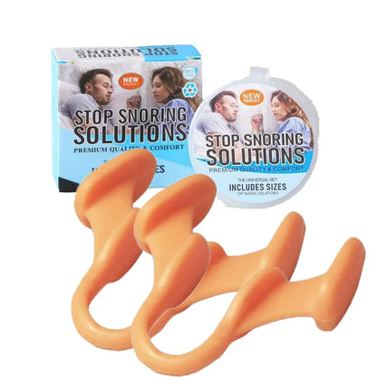 Silicone Nose Clip Anti-Snoring Nasal Dilator for Sleeping Breath Easier Snore Right Nasal Clip Improve Respiratory Comfort