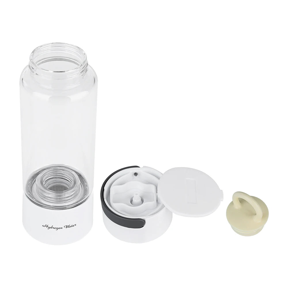 Hydrogen water generator, hydrogen water bottle, glass bottle, SPE proton exchange membrane technology, PPB5000