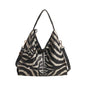 SHELKSBAG Designers Luxury Women Bags 2025 Fashion Zebra Stripes Handbag Large Capacity High Quality Chic Novelty Shoulder Bag