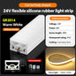 LED flexible silicone light strip embedded 24V waterproof tubing linear lamp concealed installation flexible soft light strip