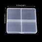 Transparent Plastic Box Rectangular Translucent Packing Box Storage Organizer Case Dustproof Durable Strong Jewelry Container