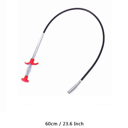 160/60cm Sewer Dredge Pipe Four-claw Hook Sewer Dredging Anti-blocking Tool Telescopic Flexible Claw Reusable Cleaner