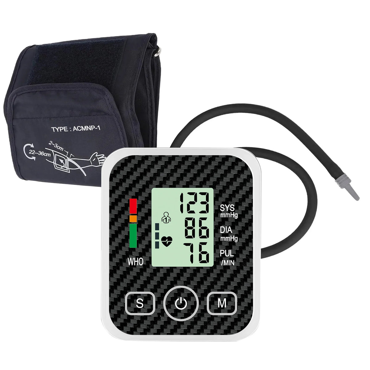 Blood Pressure Monitor Digital Tonometer Upper Arm Blood Pressure Meter Automatic BP Medical Sphygmomanometer Pulse