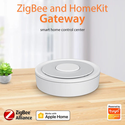 Tuya ZigBee Wireless/Wired Smart Gateway Hub Bridge Remote Linkage Devices WiFi Central Control Host Works With Smart Life APP