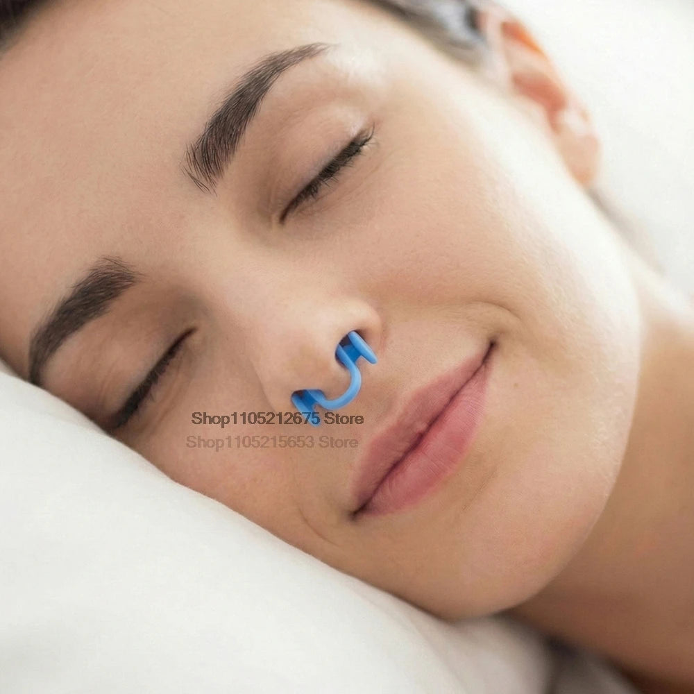 Silicone Elastic Nose Clip Stop Snoring Device Anti-Snoring Supplies for Better Sleep