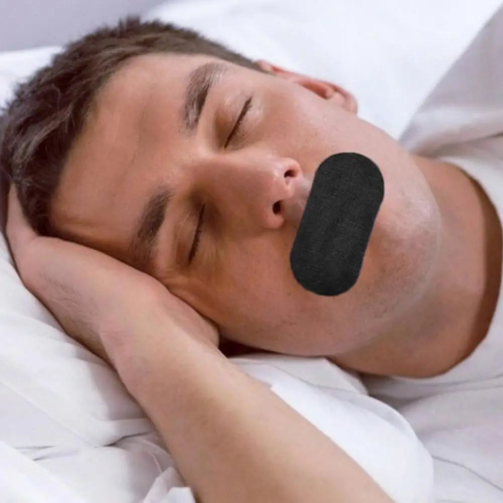 2pcs Closed Mouth Sleep Elastic Tape Stop Snoring Sleep Glue Tape Sleep Open Mouth Breath Correction Tape Health Care