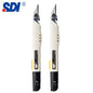 SDI 9mm Anti-Shaking Utility Knife 30-Degree Angle Sharp Black Steel Blades Box Cutter Auto Lock Professional Craft DIY Opener