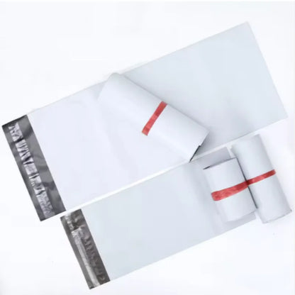 Lots White Self Adhesive Seal Courier Bags Express Mail Envelope Storage Mailing Plastic Packaging Pouch for Express Delivery