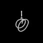 Fashion 26 Cursive Initial Letter Zircon Pendant Necklace For Women Shiny Crystal Alphabet Rope Chain Necklace Hip Hop Jewelry