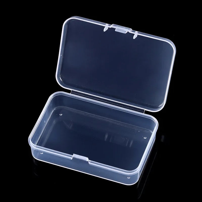 50 Transparent Storage Boxes for Arts and Crafts Parts Small Accessories Dustproof Durable Strong Jewelry Storage Case Container