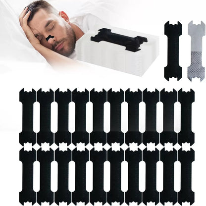 60/30/10PCS Black Nose Strips Extra Strength Nasal Strips Better Sleeping Non-Invasive Anti Snoring Strips for Adult and Child