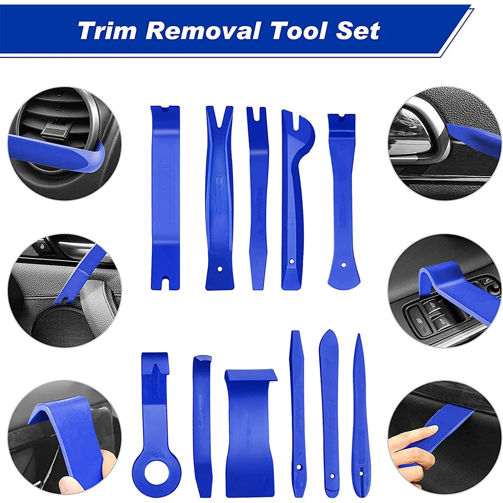 Car Hand Tool Set Car Disassembly Tool Kit Stereo Repair DVD Repair Tool Dashboard Removal Tool Interior Plastic Trim Panel