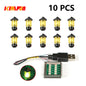 10PCS 0.8mm Pin RGB LED For LEGO Building Blocks USB Lamp DIY Street Light City Electric Decorate 1X1 Brick Compatible All Brand