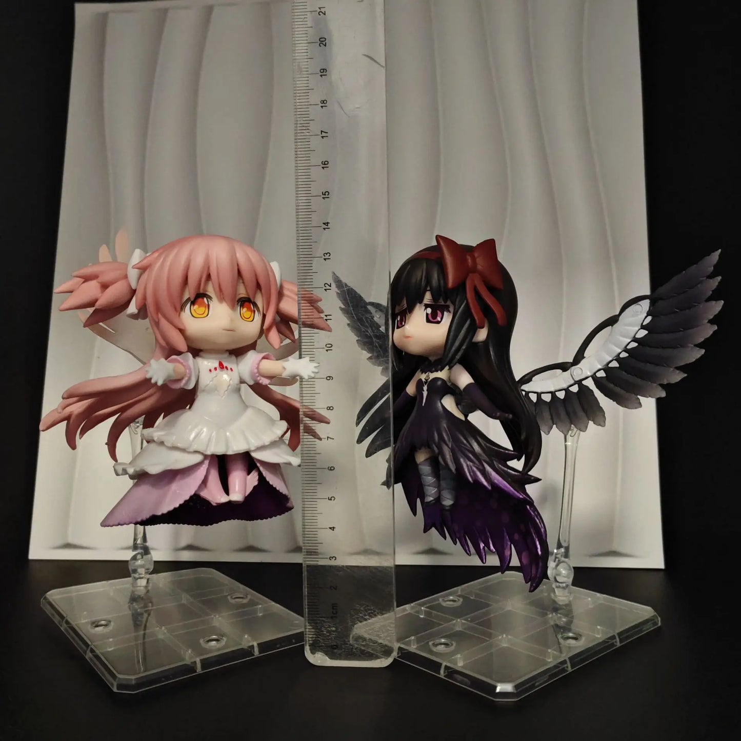 Chibi Puella Magi Madoka Magica Anime Figure Kaname Madoka Akemi Homura Pvc Model Collectible Desktop Decoration For Anime Fans