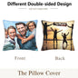 Custom Pillow Case with Picture Personalized Velvet Pillow Cover with Photo Gifts for Boyfriend Girlfriend Family