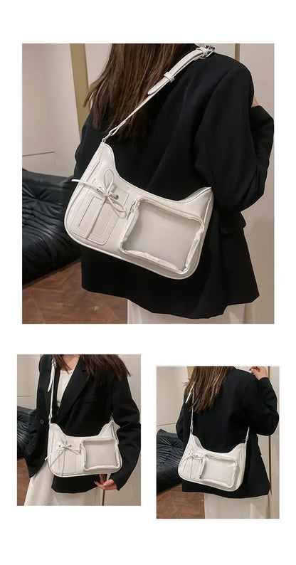 Koreańska Przezroczysta Torba Ita Bag JK Harajuku Duża Pojemność Torba Na Ramię Dla Kobiet Dziewcząt Torebka Y2k Kawaii Bolso Mujer