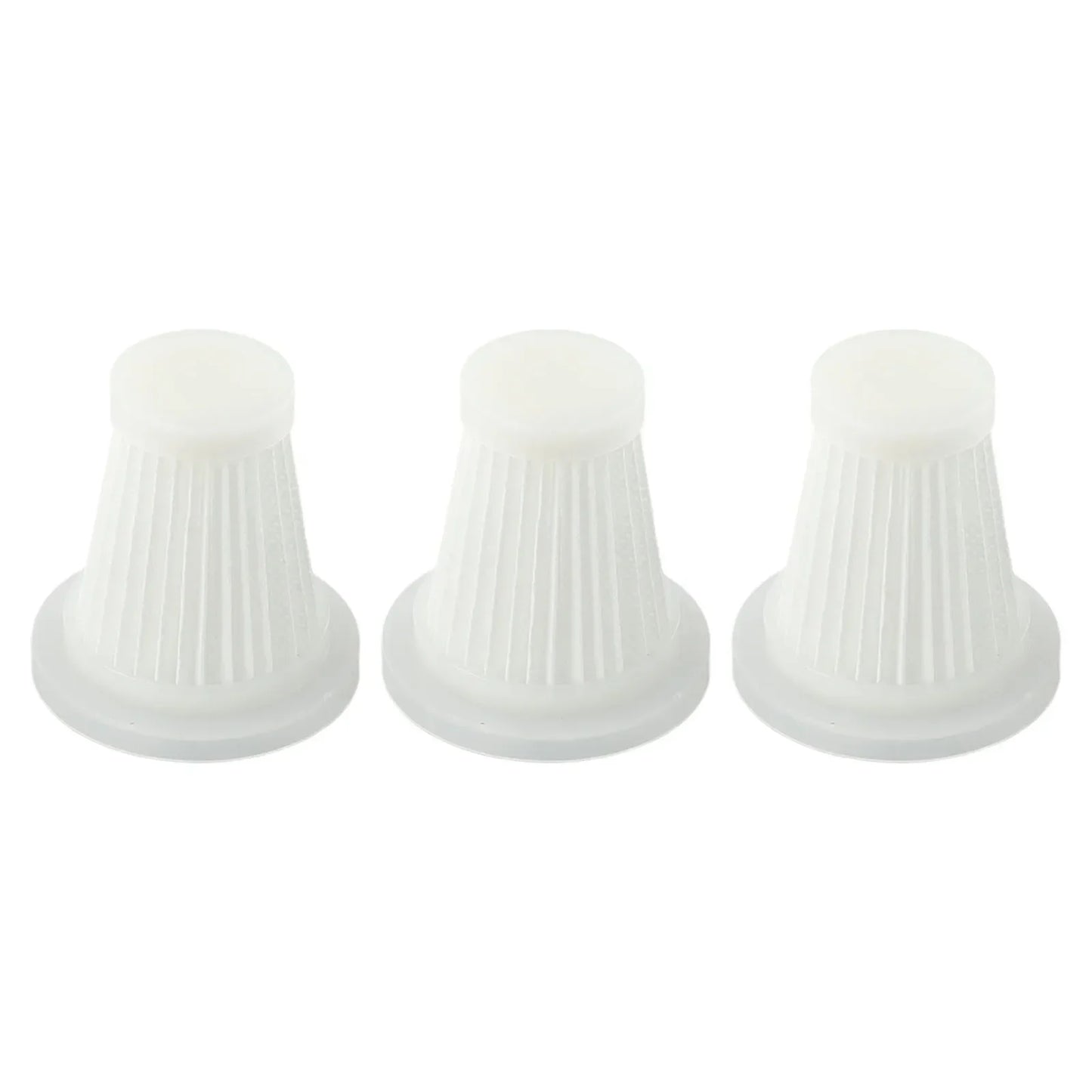 5pcs Car Vacuum Cleaner Filter Wireless Handheld Dust Collector Washable  Air Filter Cartridge Repeatable Applicability Interior