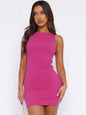 Women's Sleeveless Mini Wrap Dress Y2K Basic Casual Fashion Summer Sexy Elegant Club Party Evening Outfit 2025