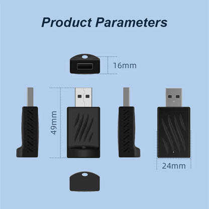 2in1 Wireless CarPlay Dongle Wireless Android Auto Adapter AI Smart Box For Car With Wired CarPlay Car Intelligent Systems