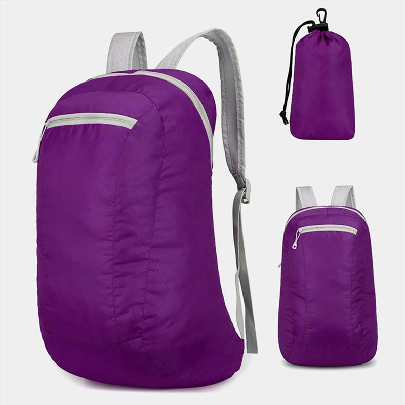Lightweight Backpack Packable Backpack Foldable Outdoor Folding Backpack Travel Daypack Bag Sports Daypack for Men Women