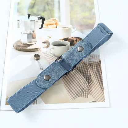 Lazy waist belt with no hole decoration, spring and summer jeans belt, seamless elasticity, versatile, invisible elasticity