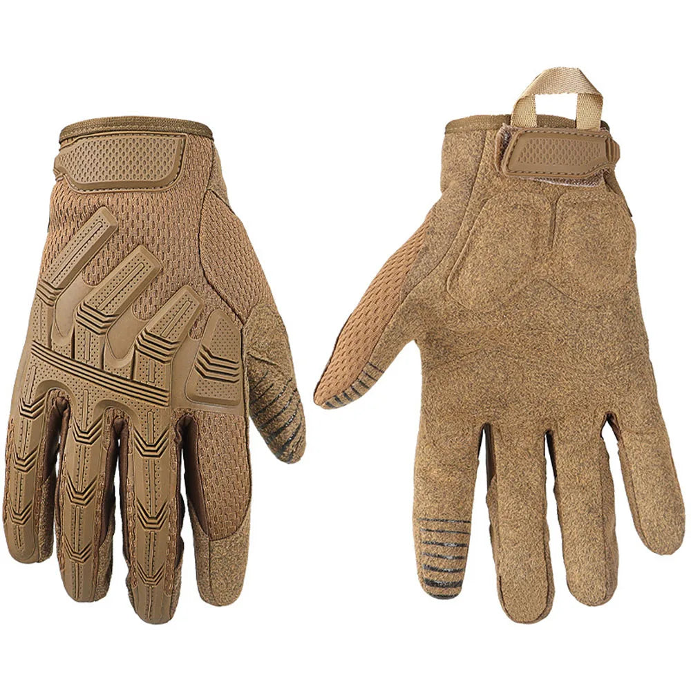 Tactical Fingerless Gloves Sports Airsoft Combat Paintball Shooting Hunting Driving Work Non-slip Anti-sweat Half Finger Men